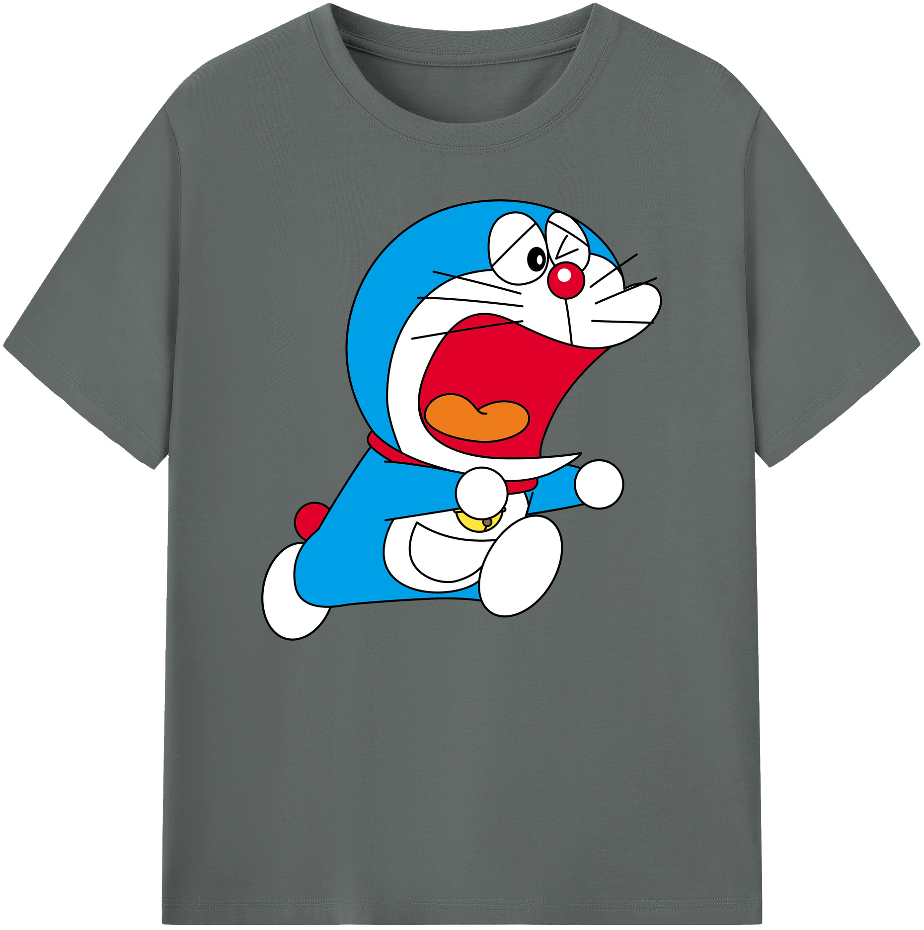 （画像用） ドラえもん Doraemon 綿100％ メンズ半袖Tシャツ｜肌触りやわらか＆通気性